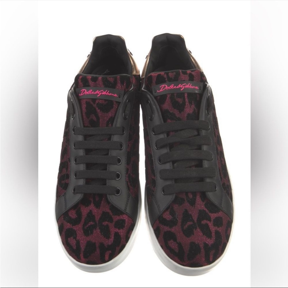 🌻DOLCE & GABBANA LEOPARD SNEAKERS🌻 - Picture 3 of 12